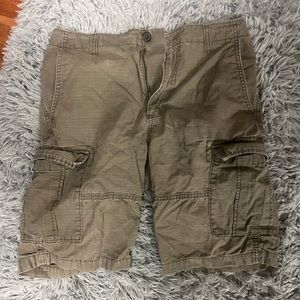 Brownish/Gray Cargo Shorts